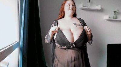 Fat Freak Mom Shows Enormous Tits on tubemilf.net