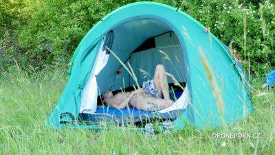 Nudist Milf Alzbeta Sleeping In The Tent on tubemilf.net