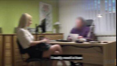 Choosers Can Be Beggars - blonde MILF cougar seduces bank worker on tubemilf.net