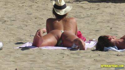 Amazing Ass Sexy Bikini Hot milf Backview at the beach on tubemilf.net