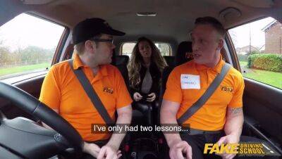 Fake Driving Rookie instructor fucks Classy MILF - Britain on tubemilf.net